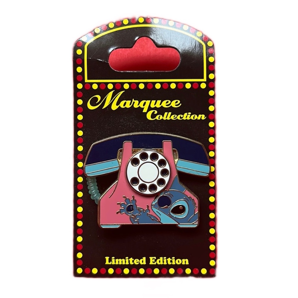 Disney Marquee Collection Stitch Pin Walt Disney World Limited Edition Rare‎